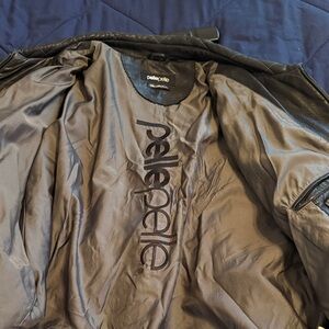 Pelle Pelle Black Bomber Jacket for Men